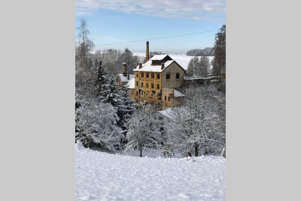 Penzion Pivovar - Jedinecne Ubytovani V Arealu Byvaleho Pivovaru Villa Rudník Dış mekan fotoğraf